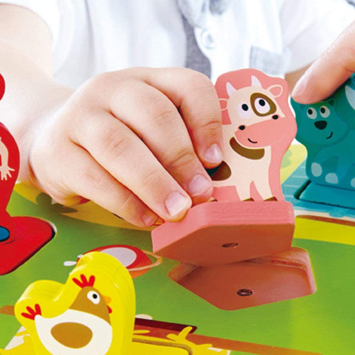 Hape Bauernhof-Geräusche-Puzzle