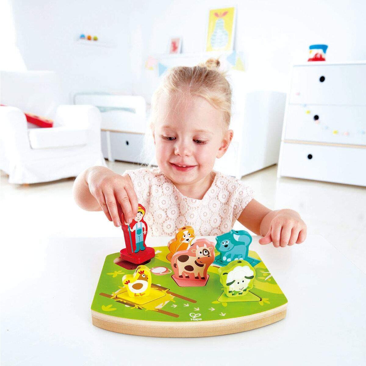 Hape Bauernhof-Geräusche-Puzzle