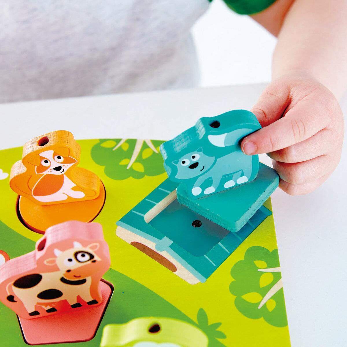 Hape Bauernhof-Geräusche-Puzzle