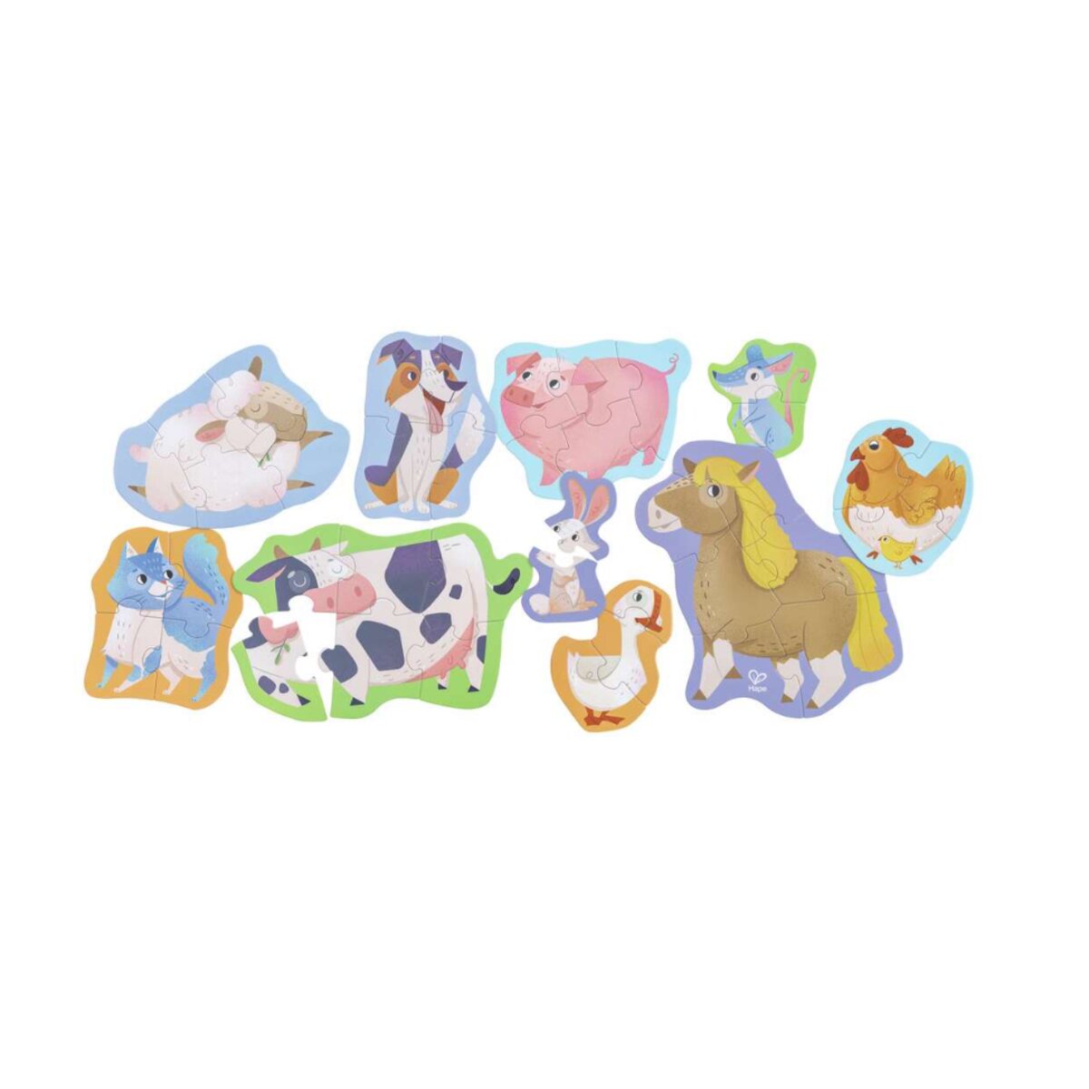 Hape Bauernhof-Puzzle, 40 Teile