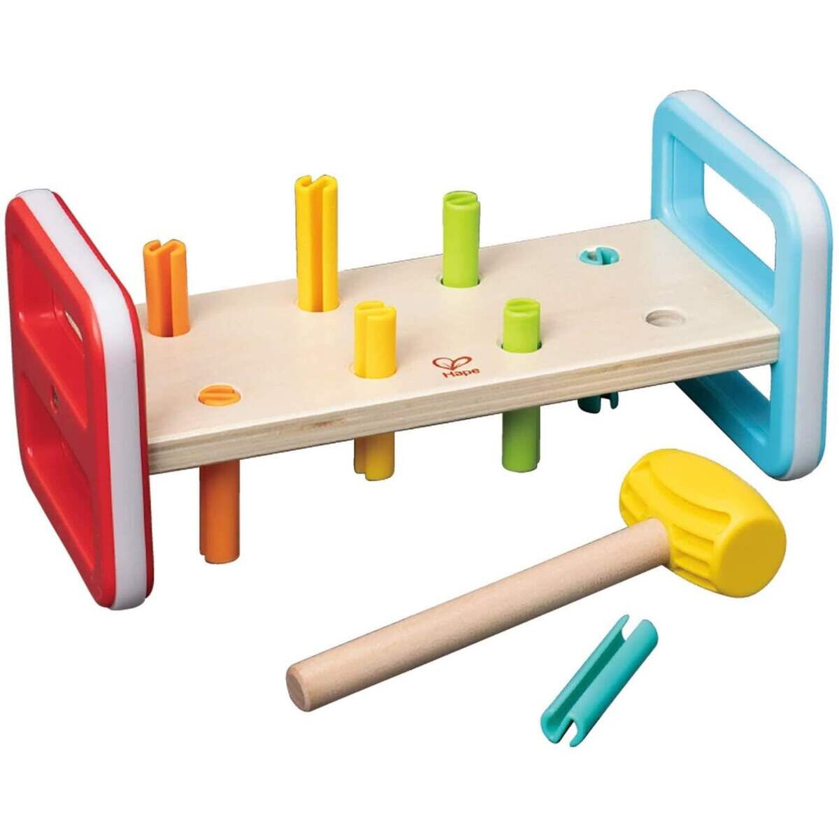 Hape E0506 Rainbow Pounder / Regenbogen Bank