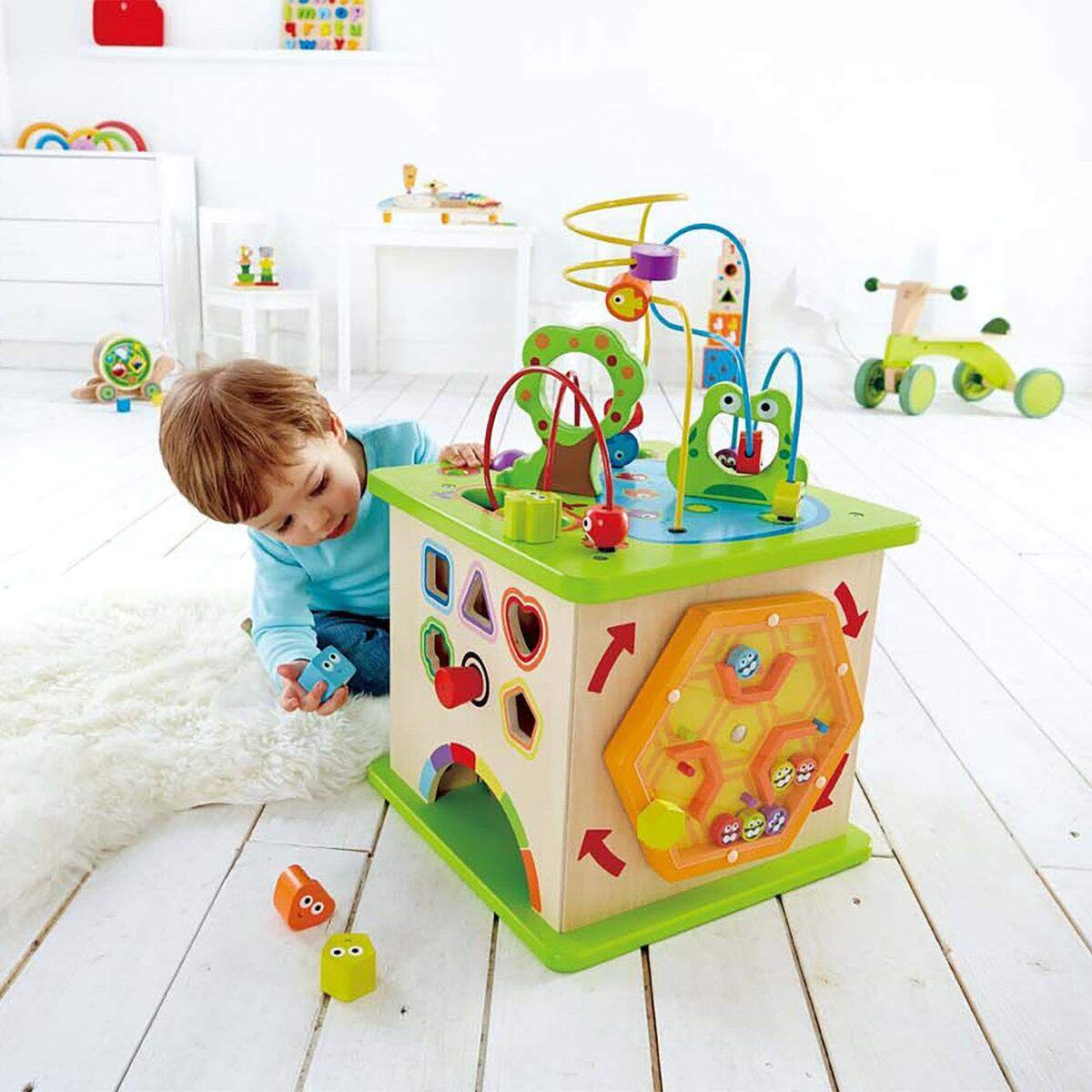 Hape Motorikwürfel Kleine Tierchen