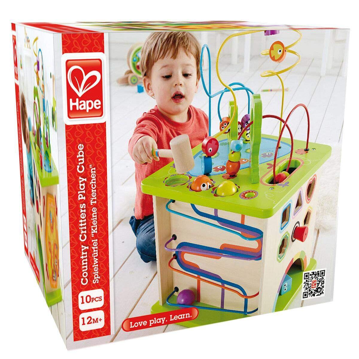 Hape Motorikwürfel Kleine Tierchen
