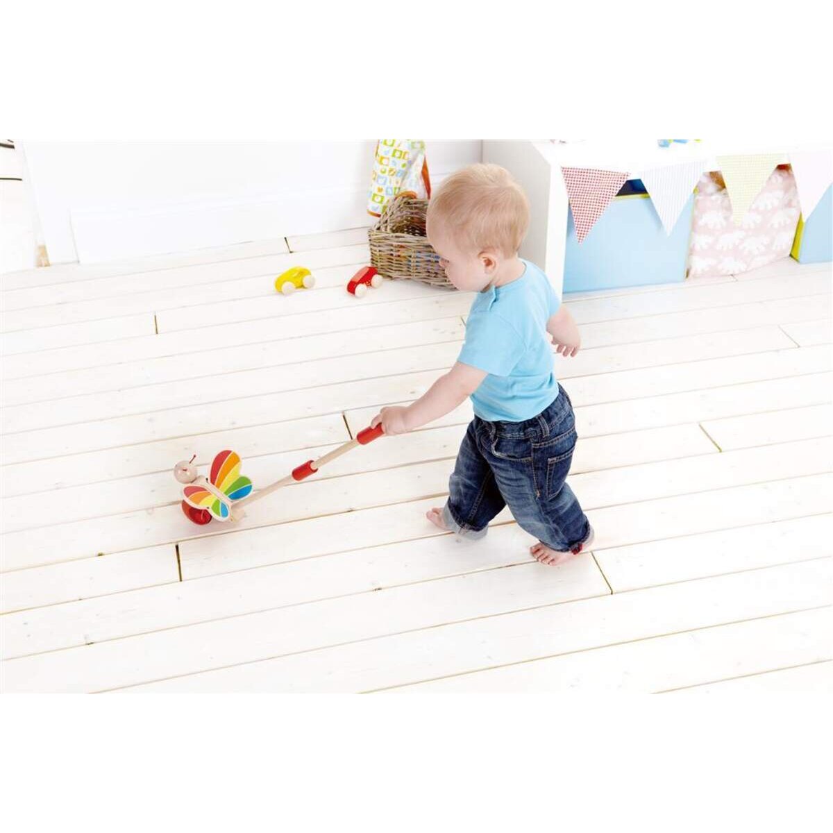 Hape Schiebetier Schmetterling, 56,5 cm