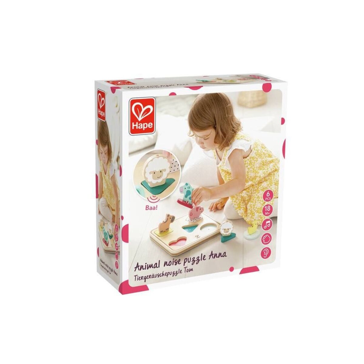 Hape Tiergeräuschepuzzle Tom