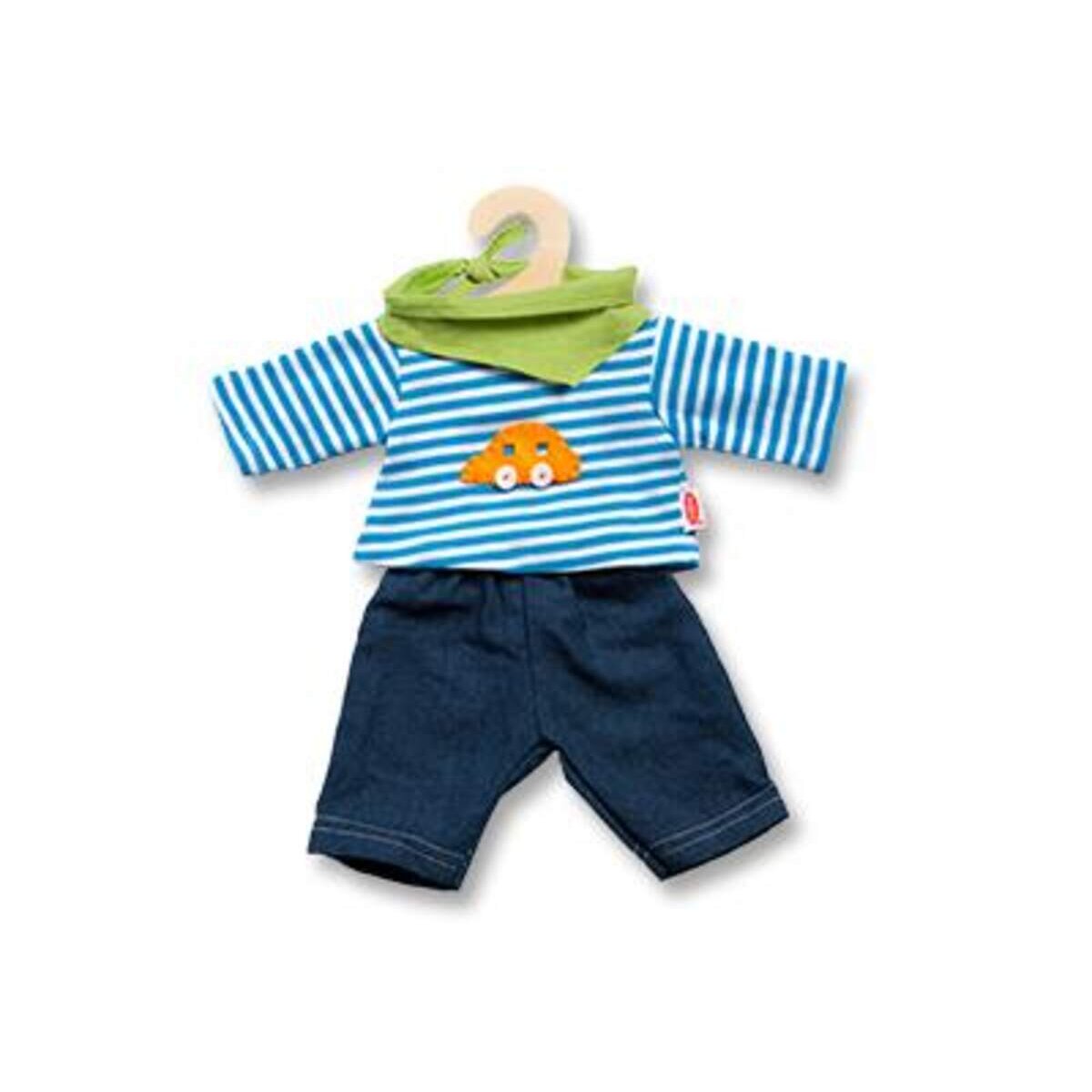 Heless Jeans mit Streifenshirt, 28-35cm