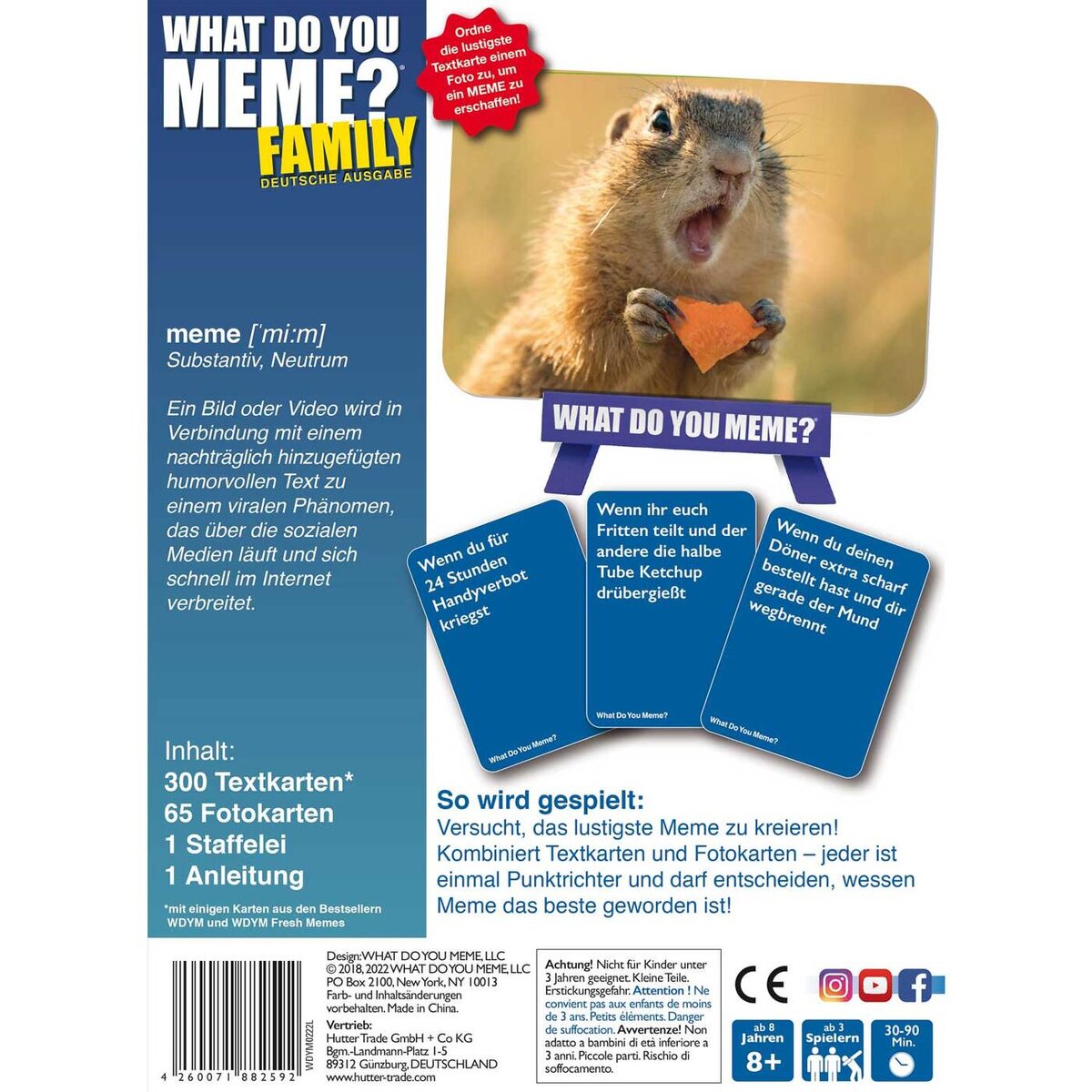 Hutter Trade What do you Meme – Family Edition (DE) von HUCH!