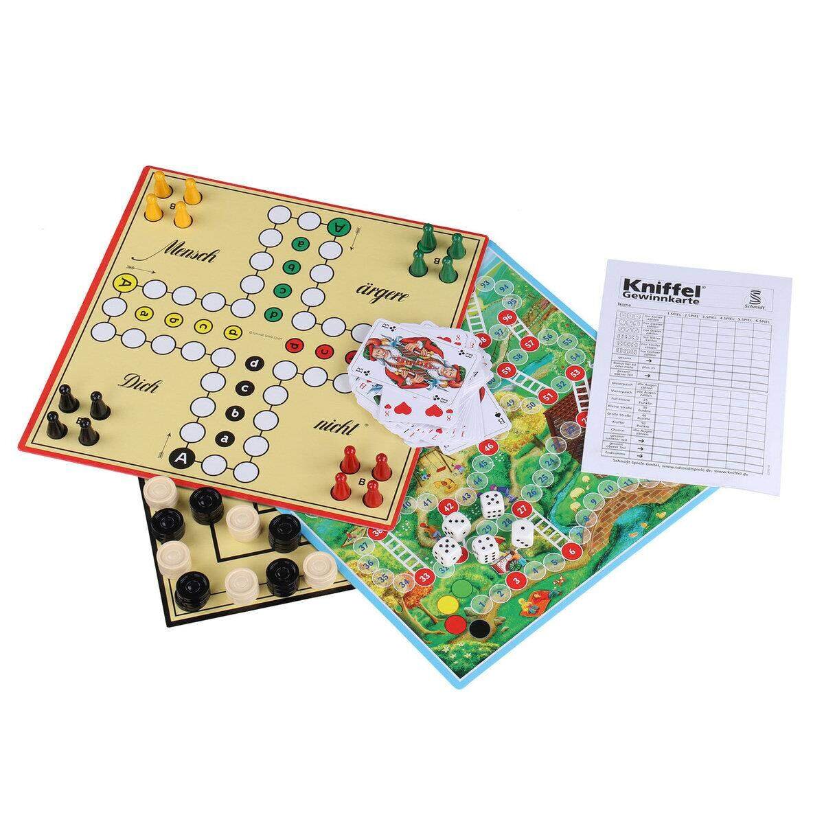 Idena Spielesammlung mit 150 Spielmöglichkeiten
