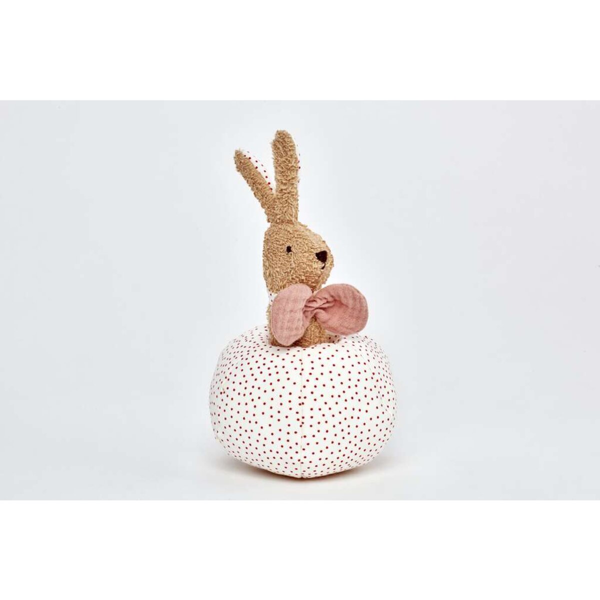 Käthe Kruse HOLLY Hase Rassel + Ball