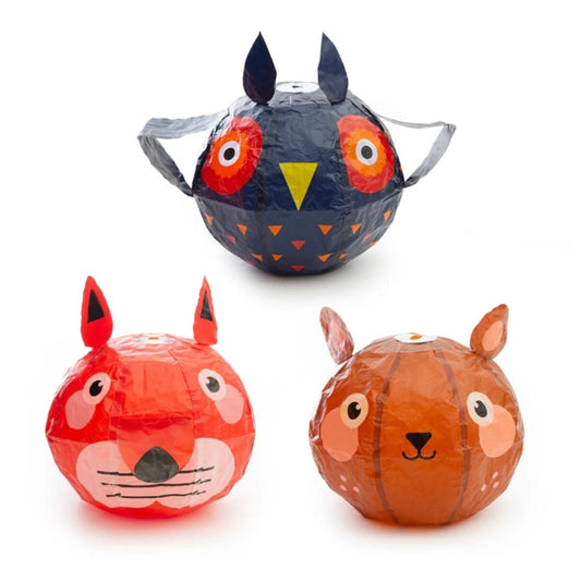 KIKKERLAND traditionelle Lufballons aus Papier 15 cm, 1 Stück, 3-fach sortiert