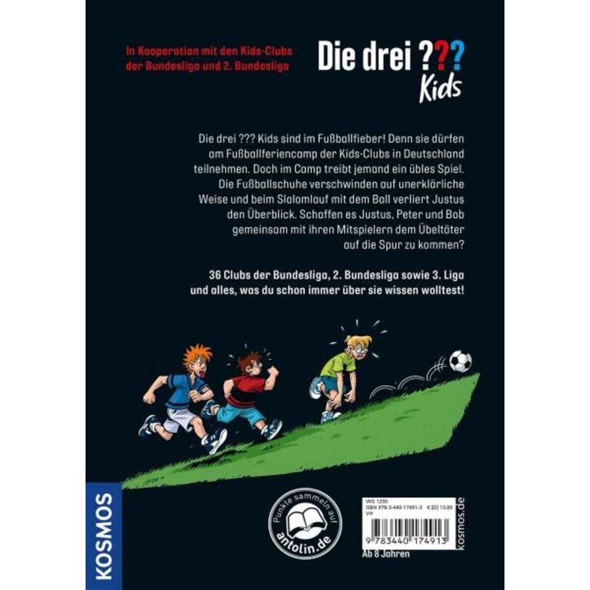 KOSMOS Die drei??? Kids Team Bundesliga