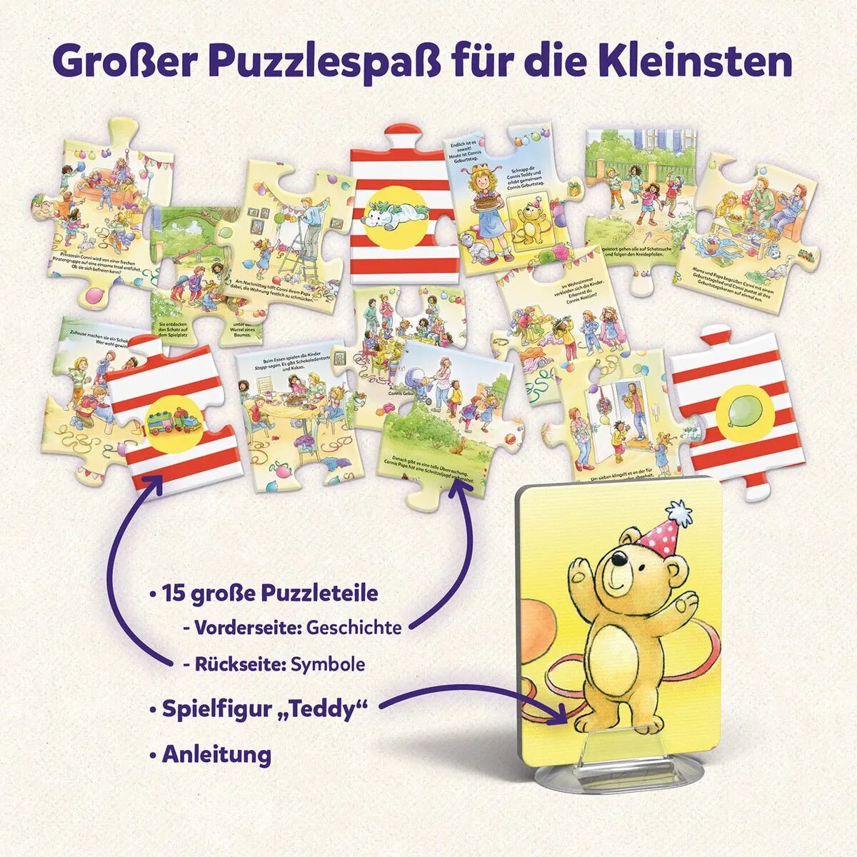 KOSMOS Mein erstes Story-Puzzle Conni hat Geburtstag