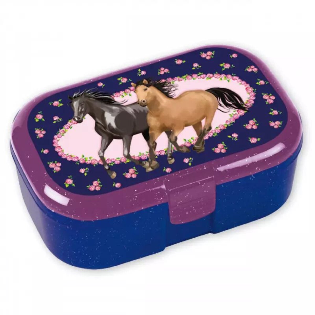 Lutz Mauder TapirElla Glitzer-Lunchbox Pferde 3