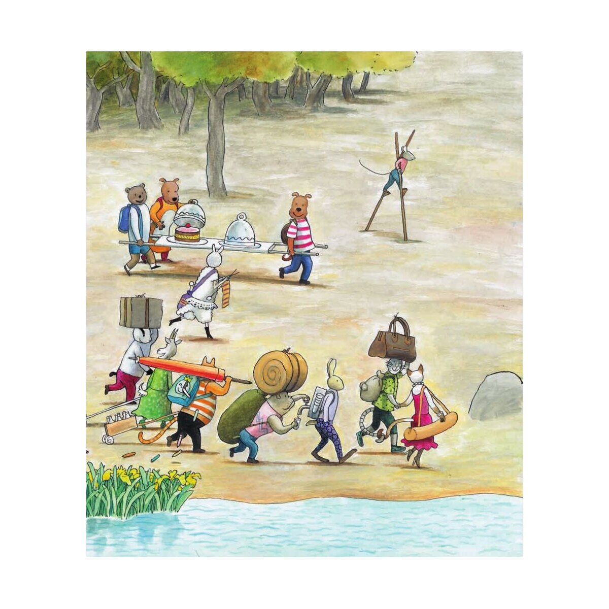 Moritz Verlag Picknick mit Torte