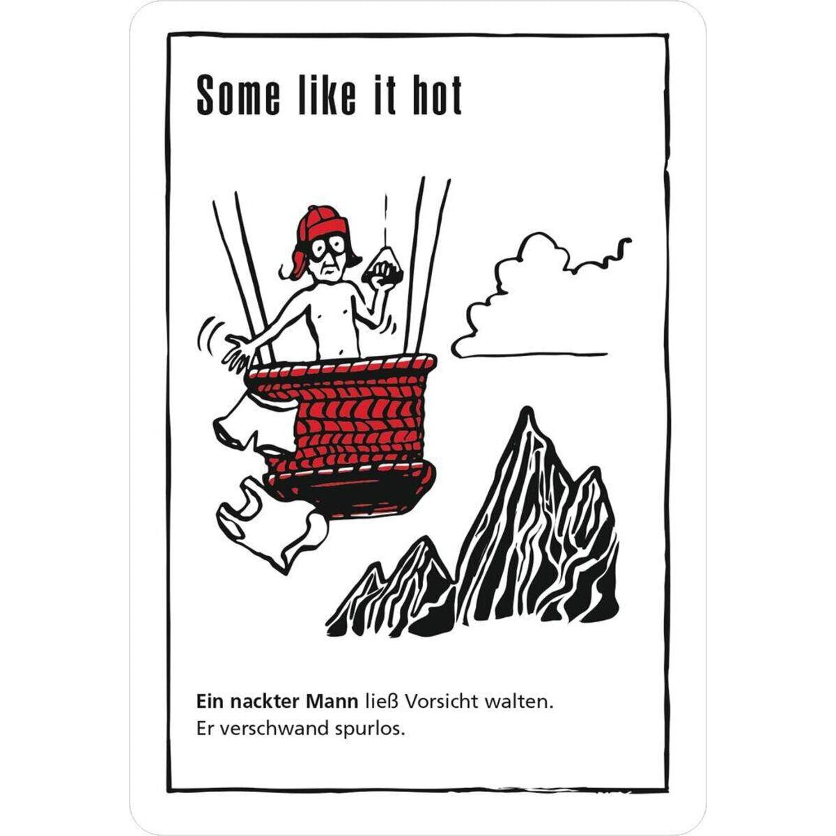 moses. Kartenspiel black stories Leichen, Pech & Pannen