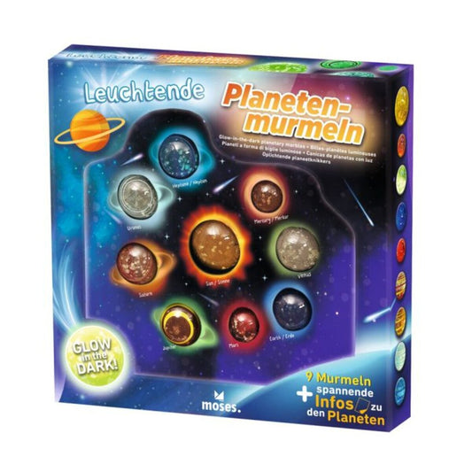 moses. Leuchtende Planeten-Murmeln