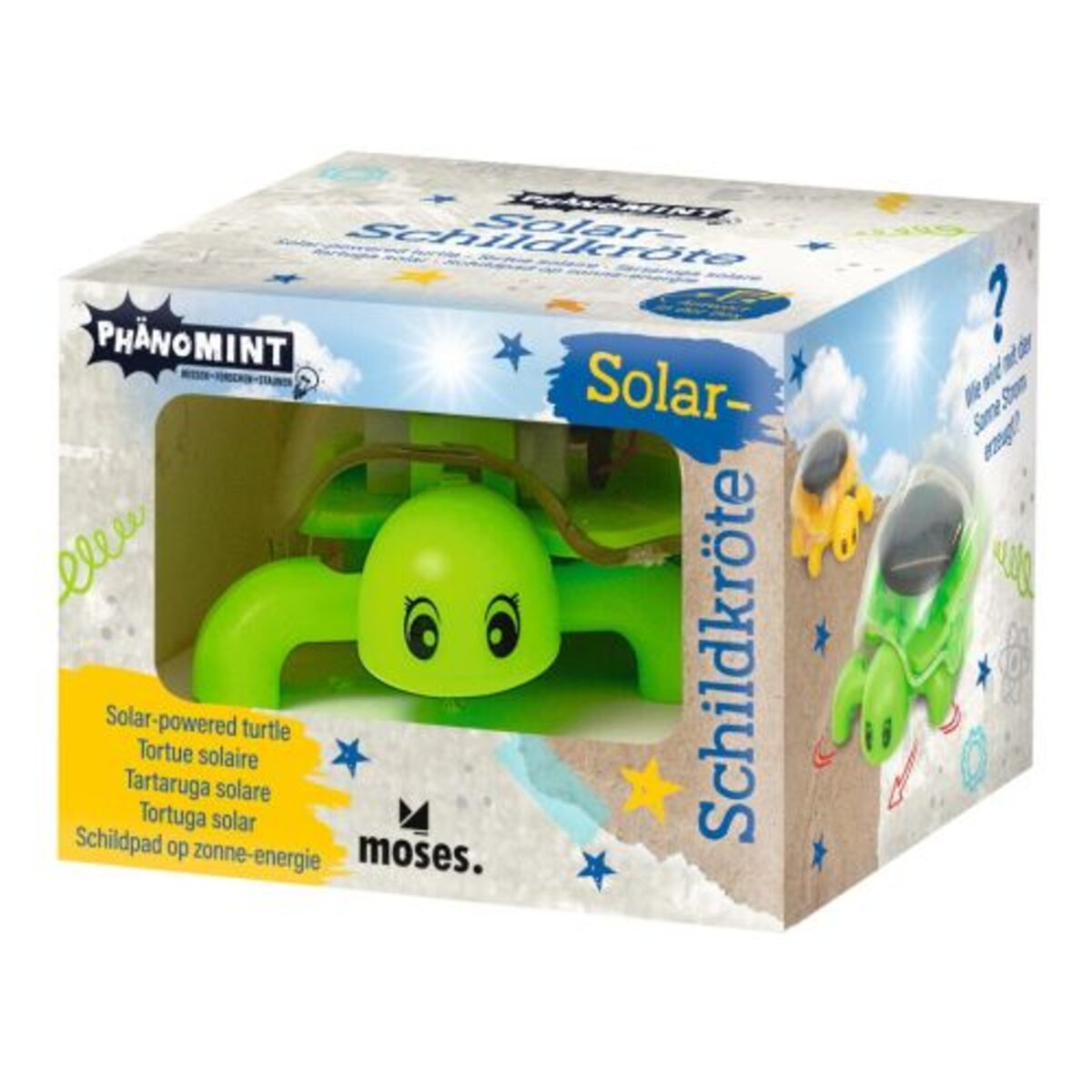 moses. PhänoMINT Solar-Schildkröte grün