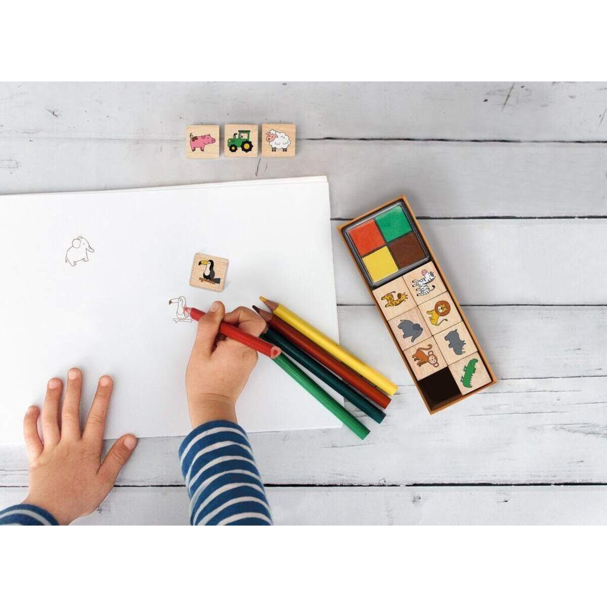 moses. Stempelset Wilde Tiere