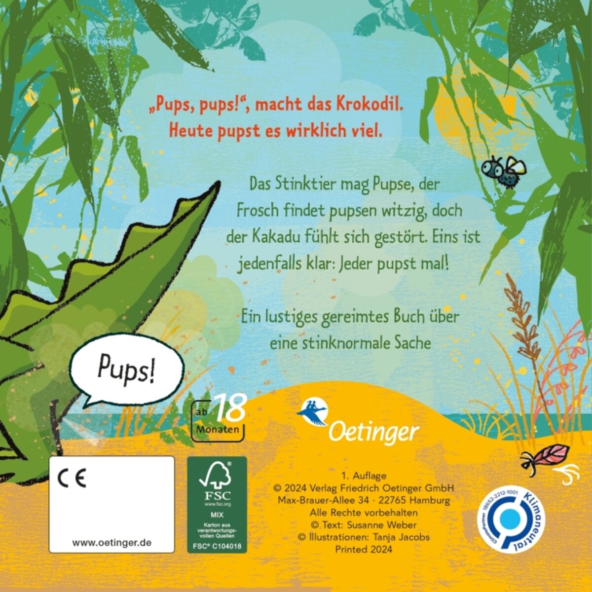 Oetinger Das Krokodil pupst viel zu viel