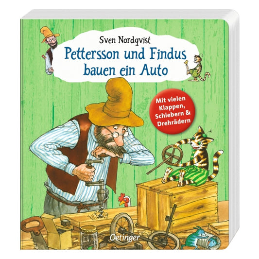 Oetinger Petterson und Findus bauen ein Auto