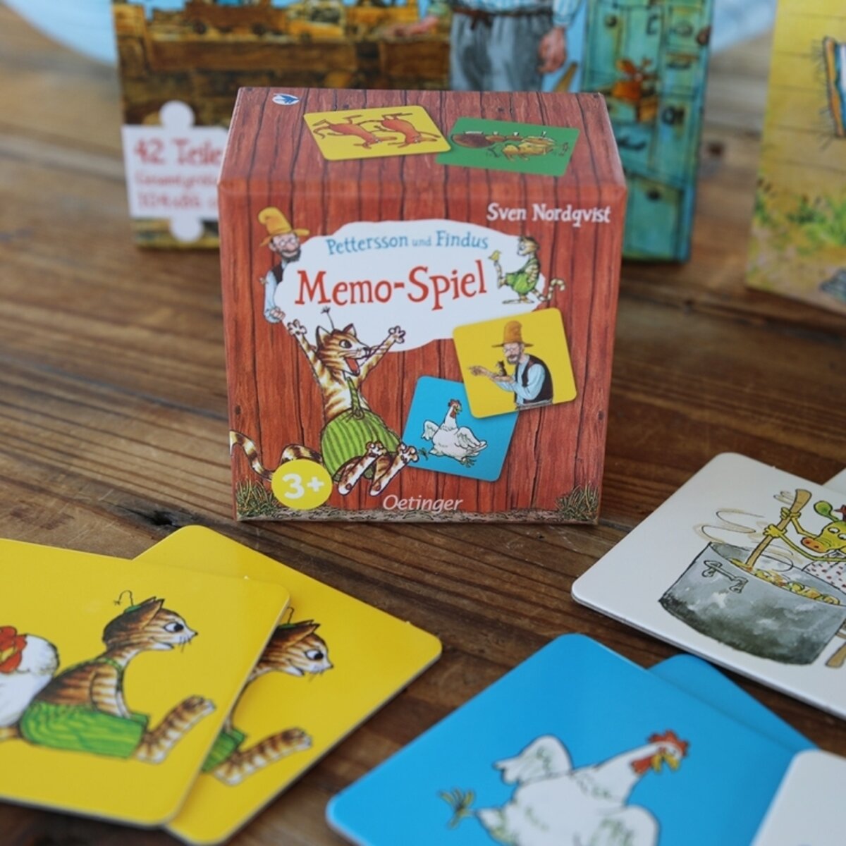 Oetinger Pettersson und Findus. Memo-Spiel