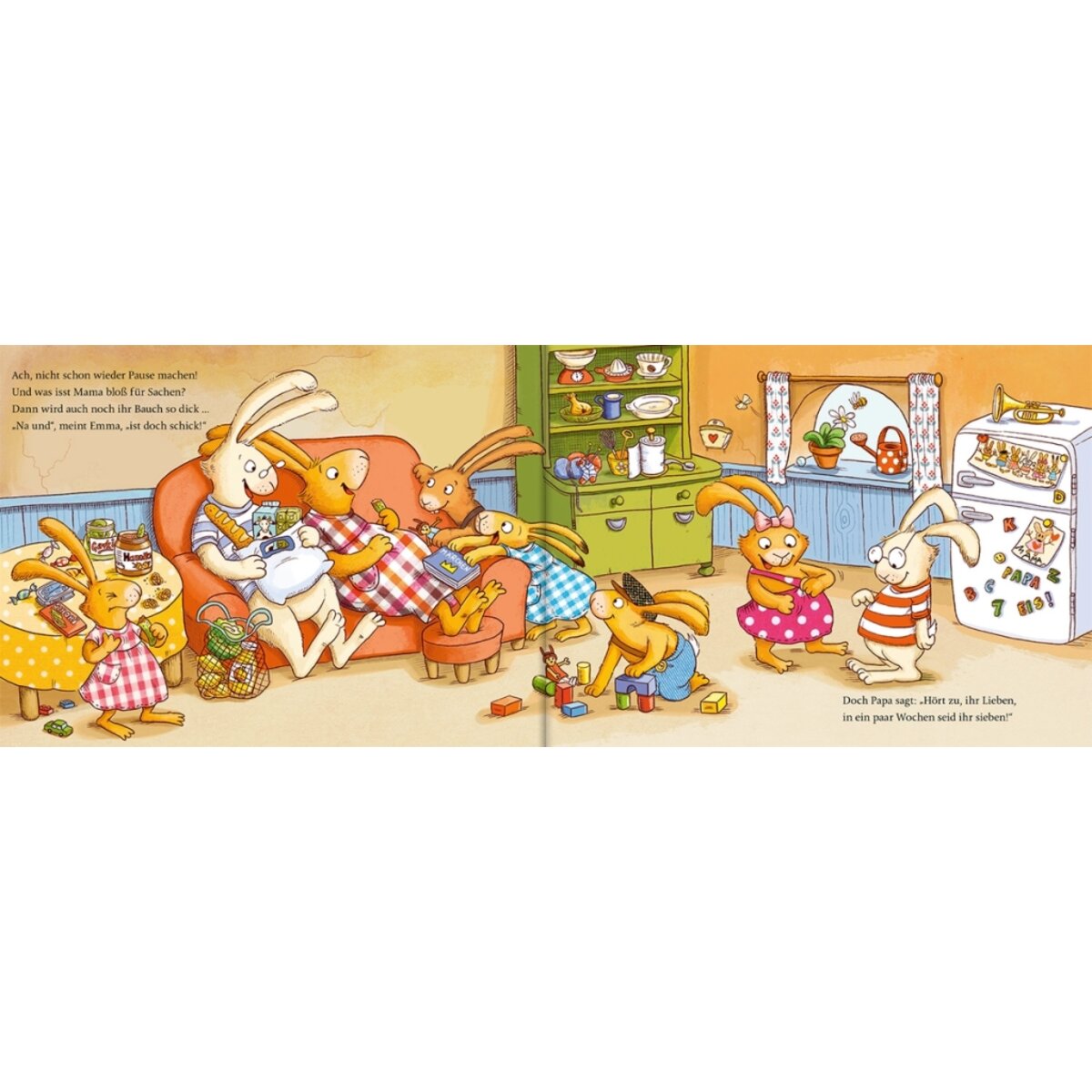 Oetinger Wenn die kleinen Hasen um Häschen Nummer sieben rasen