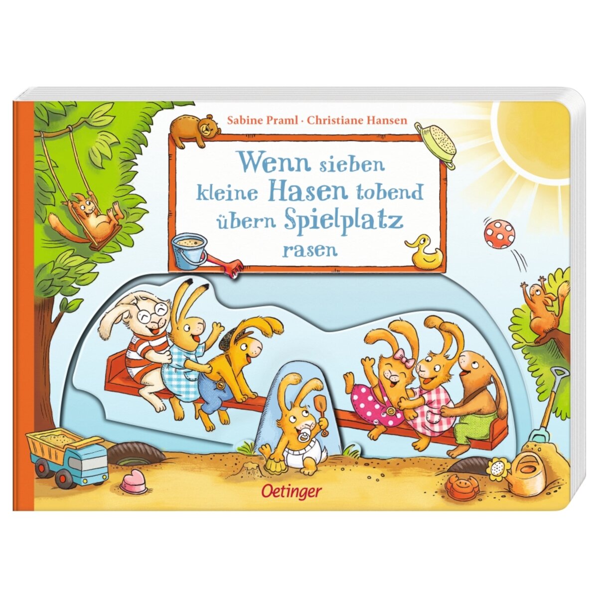 Oetinger Wenn sieben kleine Hasen tobend übern Spielplatz rasen