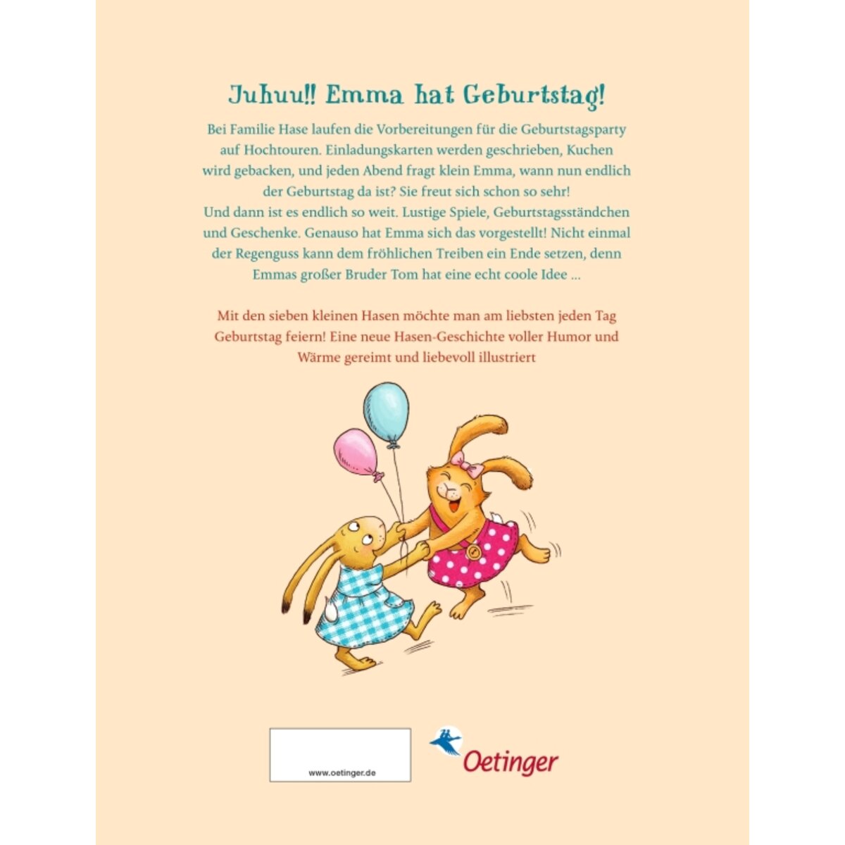 Oetinger Wenn sieben kleine Hasen zur Geburtstagsparty rasen