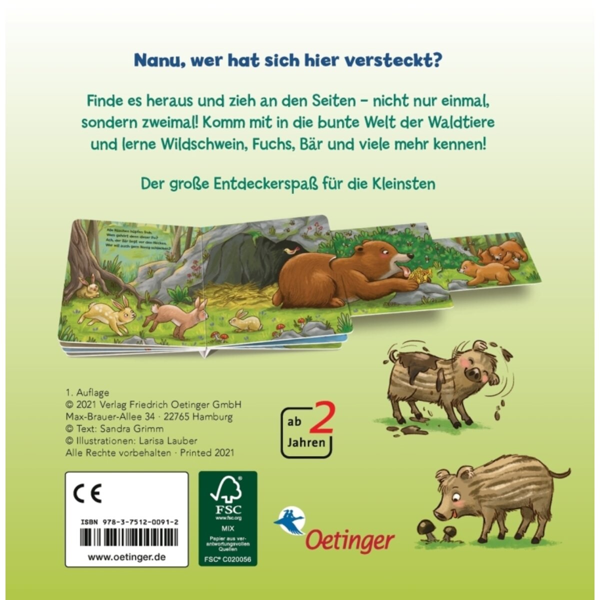 Oetinger Zieh 2-mal … und finde die Waldtiere