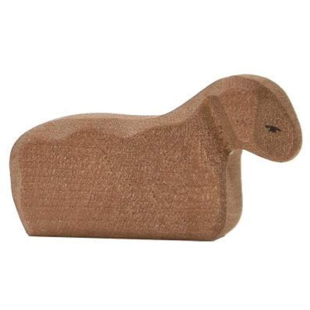 Ostheimer Lamm liegend, braun