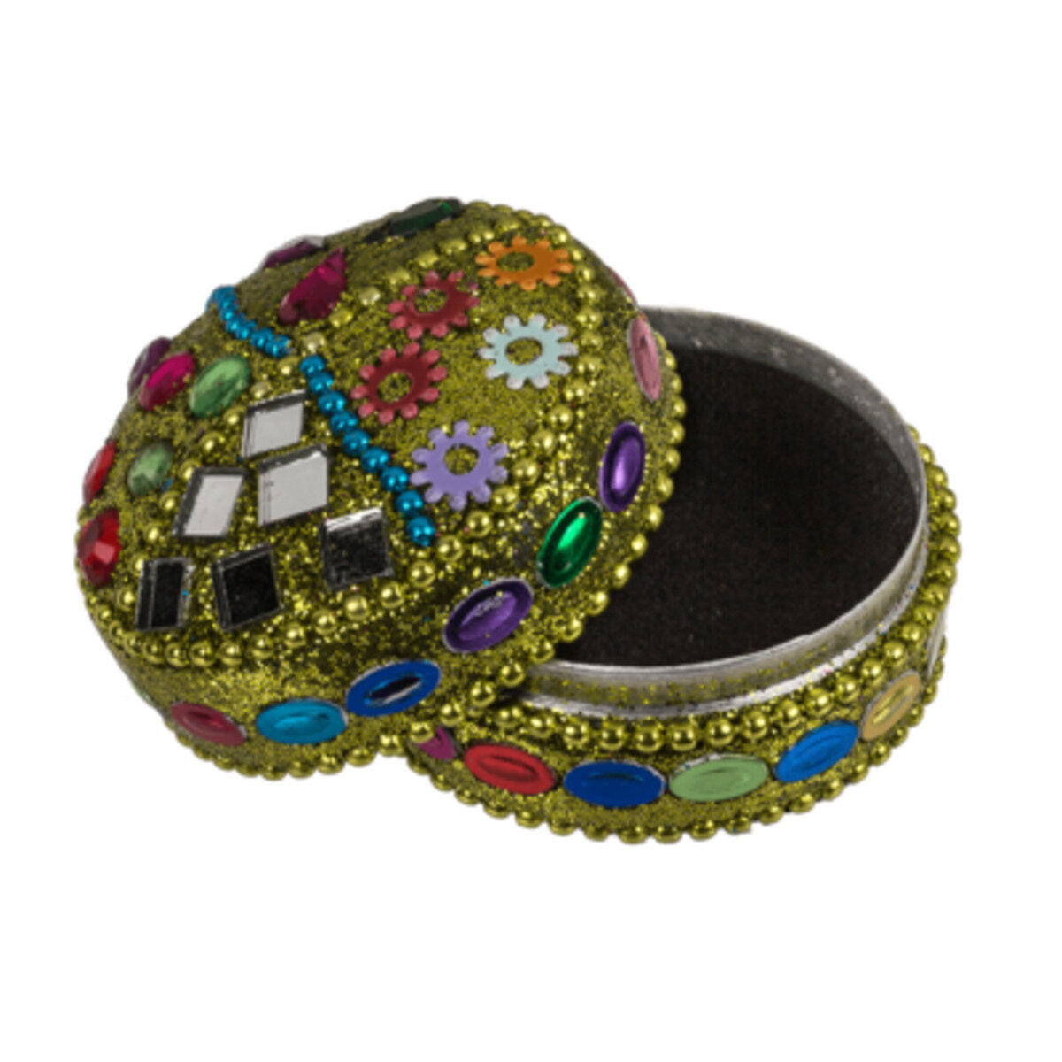 Out of the Blue Bunte Schmuckdose mit orientalischem Design, 1 Stück, 12-fach sortiert