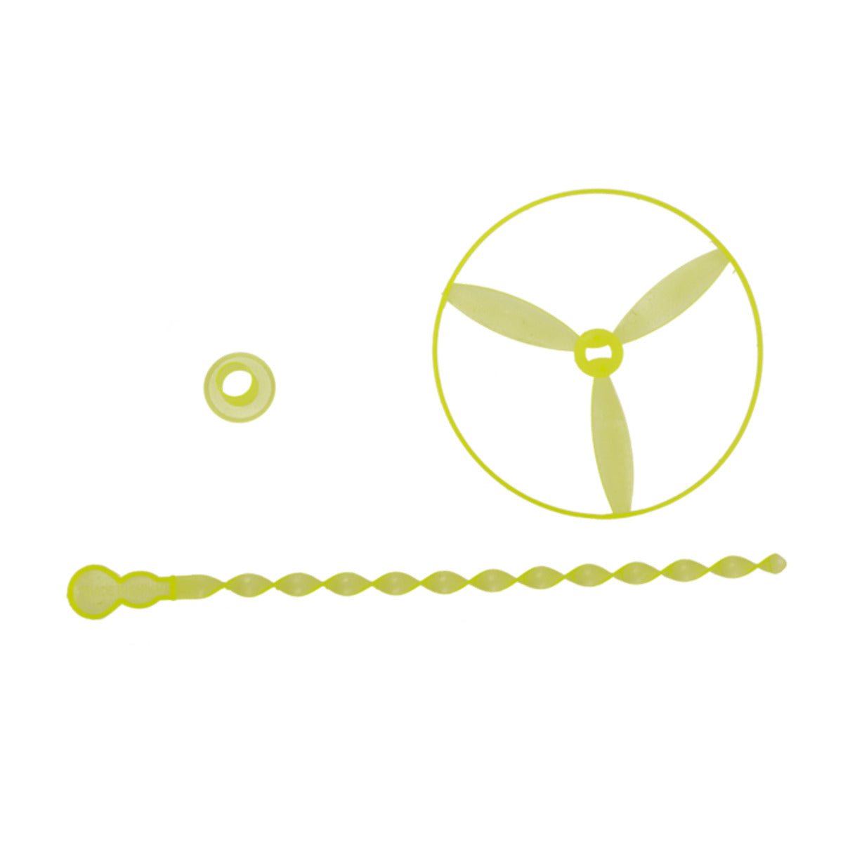 Out of the Blue Dreh-Ufo neon, ca. 20,5 cm, 1 Stück, 4-fach sortiert