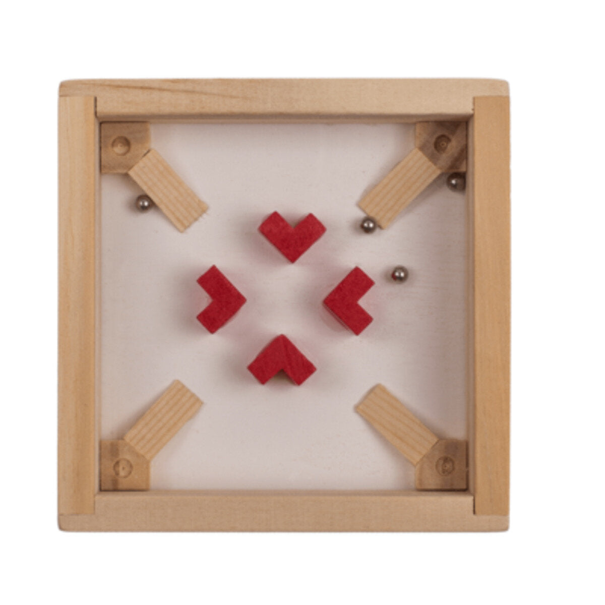 Out of the Blue Holz-Geschicklichkeitsspiel, Labyrinth, 1 Stück, 6-fach sortiert