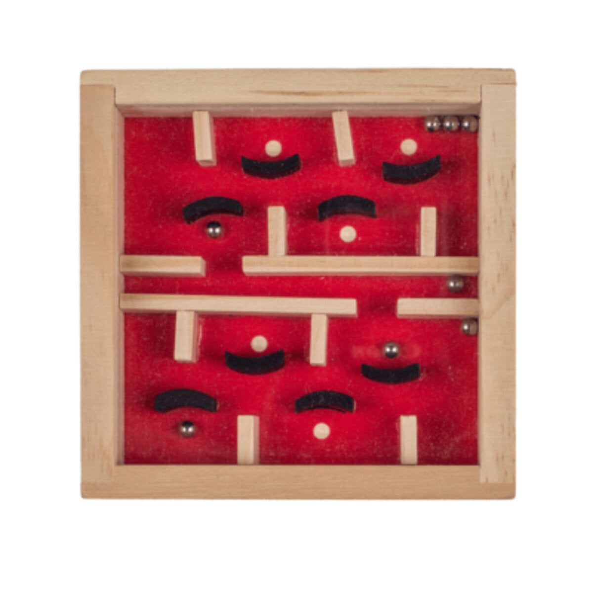 Out of the Blue Holz-Geschicklichkeitsspiel, Labyrinth, 1 Stück, 6-fach sortiert