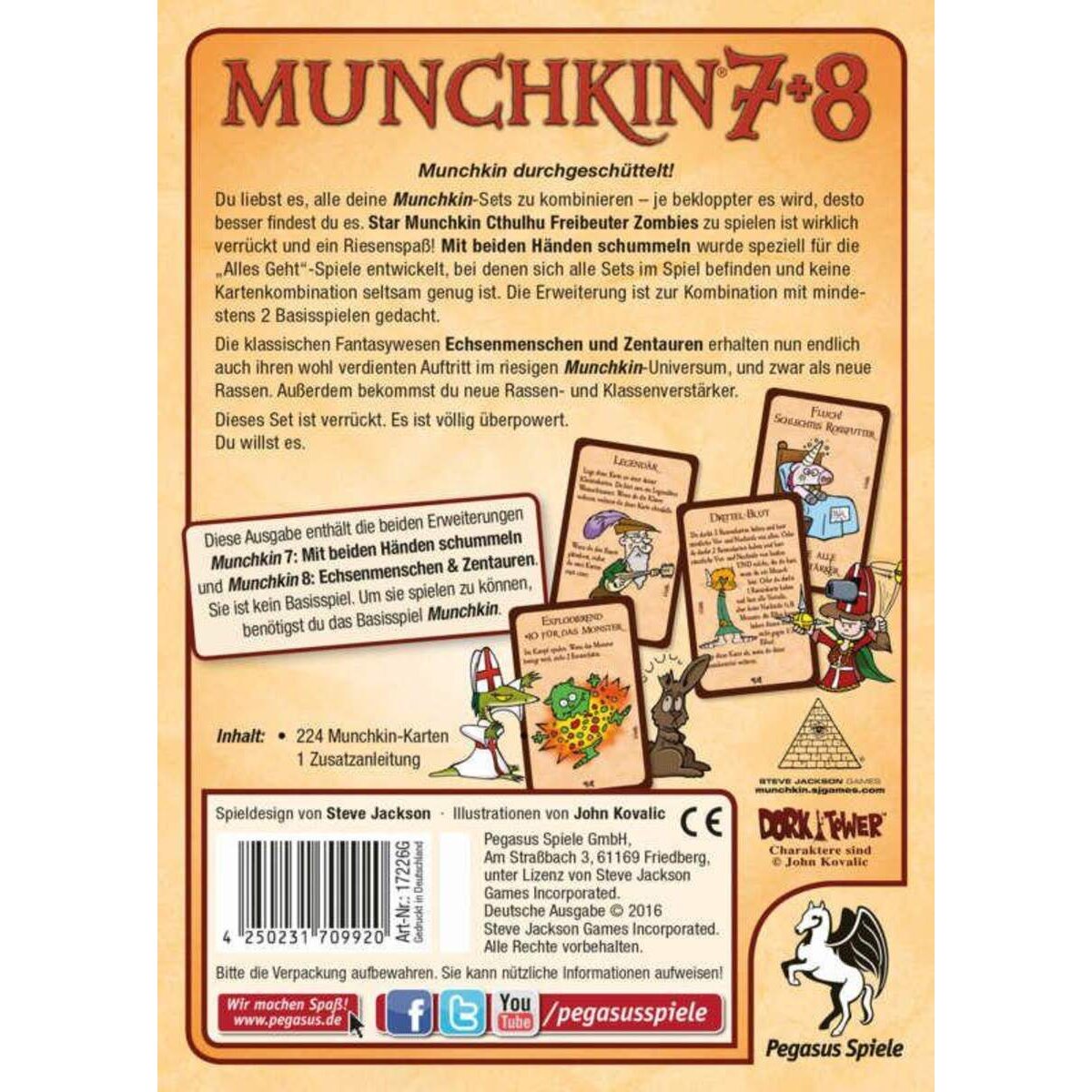 Pegasus Spiele Munchkin 7+8