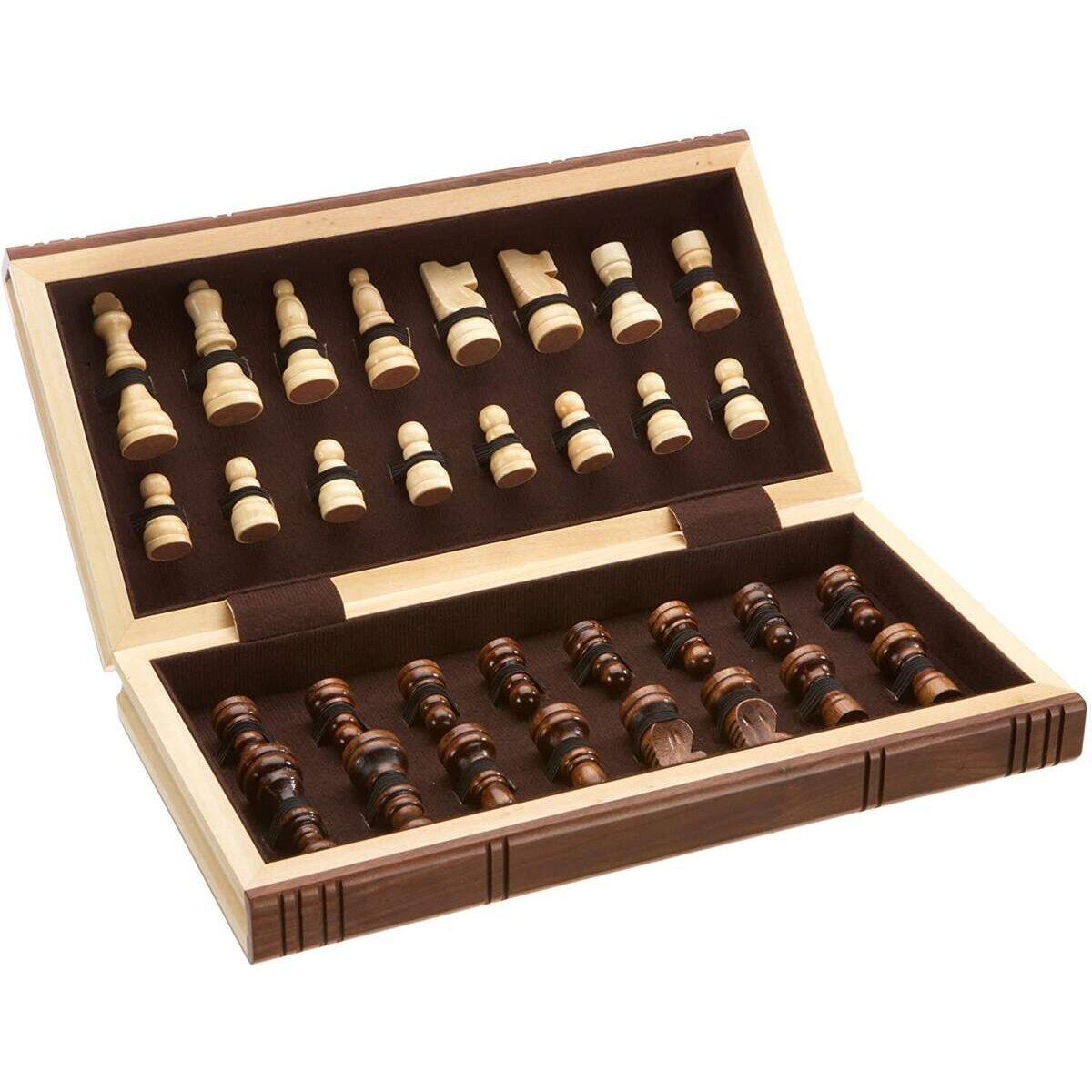 Philos Schachspiel, Reiseschach in Buchform, Königshöhe 60 mm