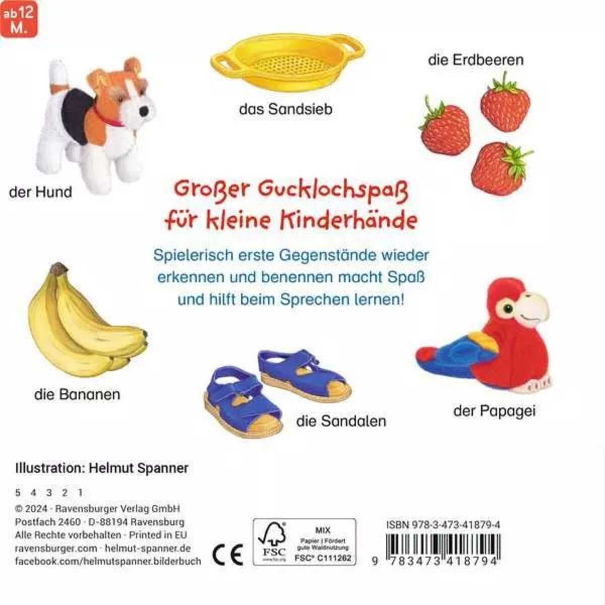 Ravensburger Erste Bilder - Erste Wörter: Mein Gucklochbuch