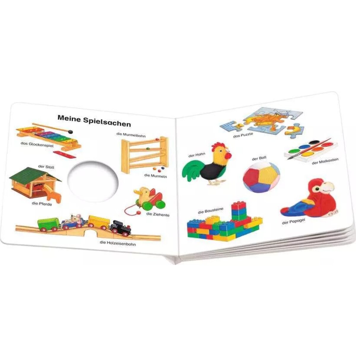 Ravensburger Erste Bilder - Erste Wörter: Mein Gucklochbuch