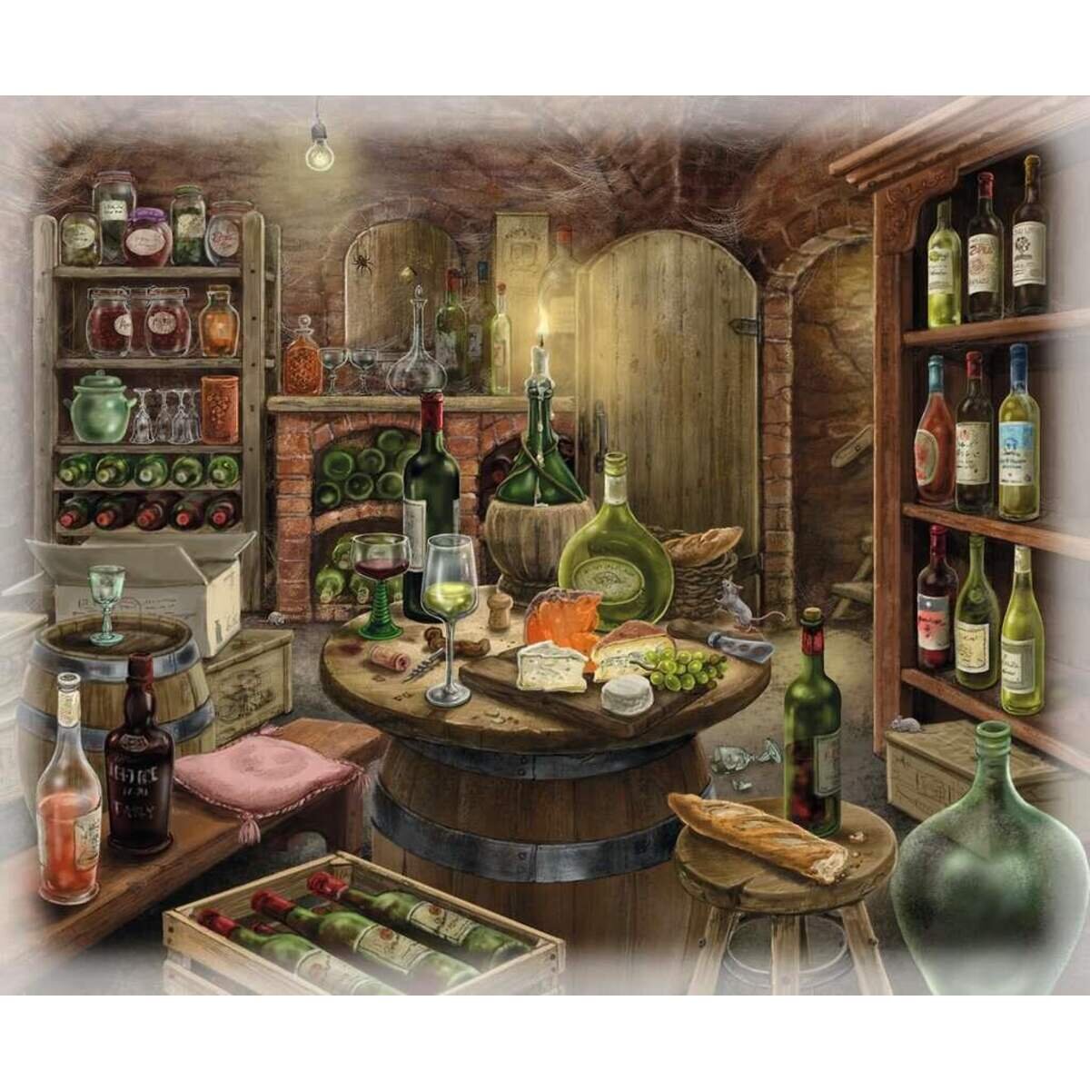 Ravensburger EXIT Puzzle 16880 - Im Gutshaus Weinkeller – 99 Teile