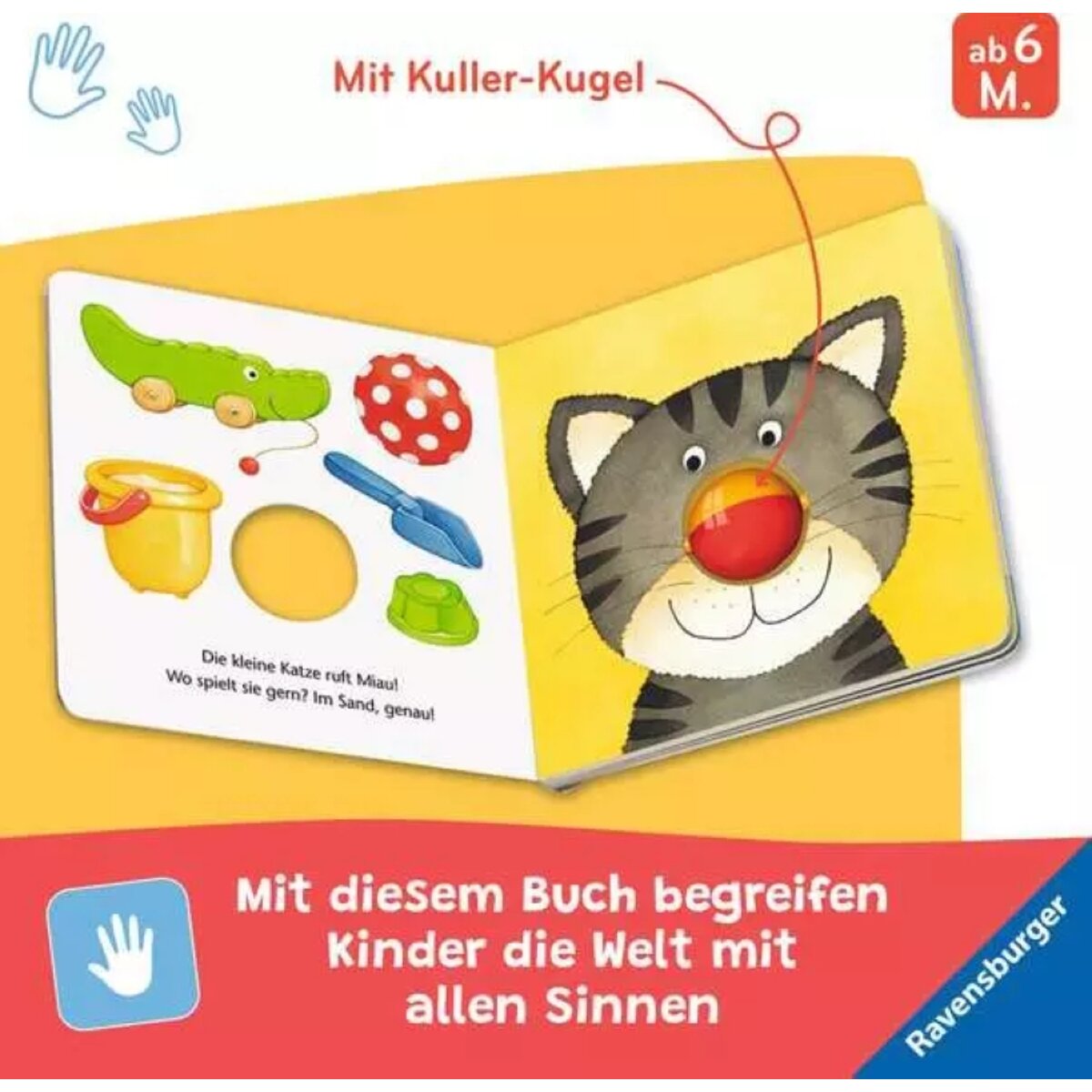 Ravensburger Kinderbuch Alle meine Kullertiere, viele lustige Kullernasen-Tiere!