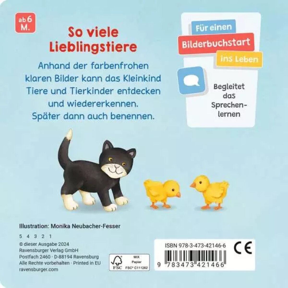 Ravensburger Kinderbuch Meine allerersten Tiere