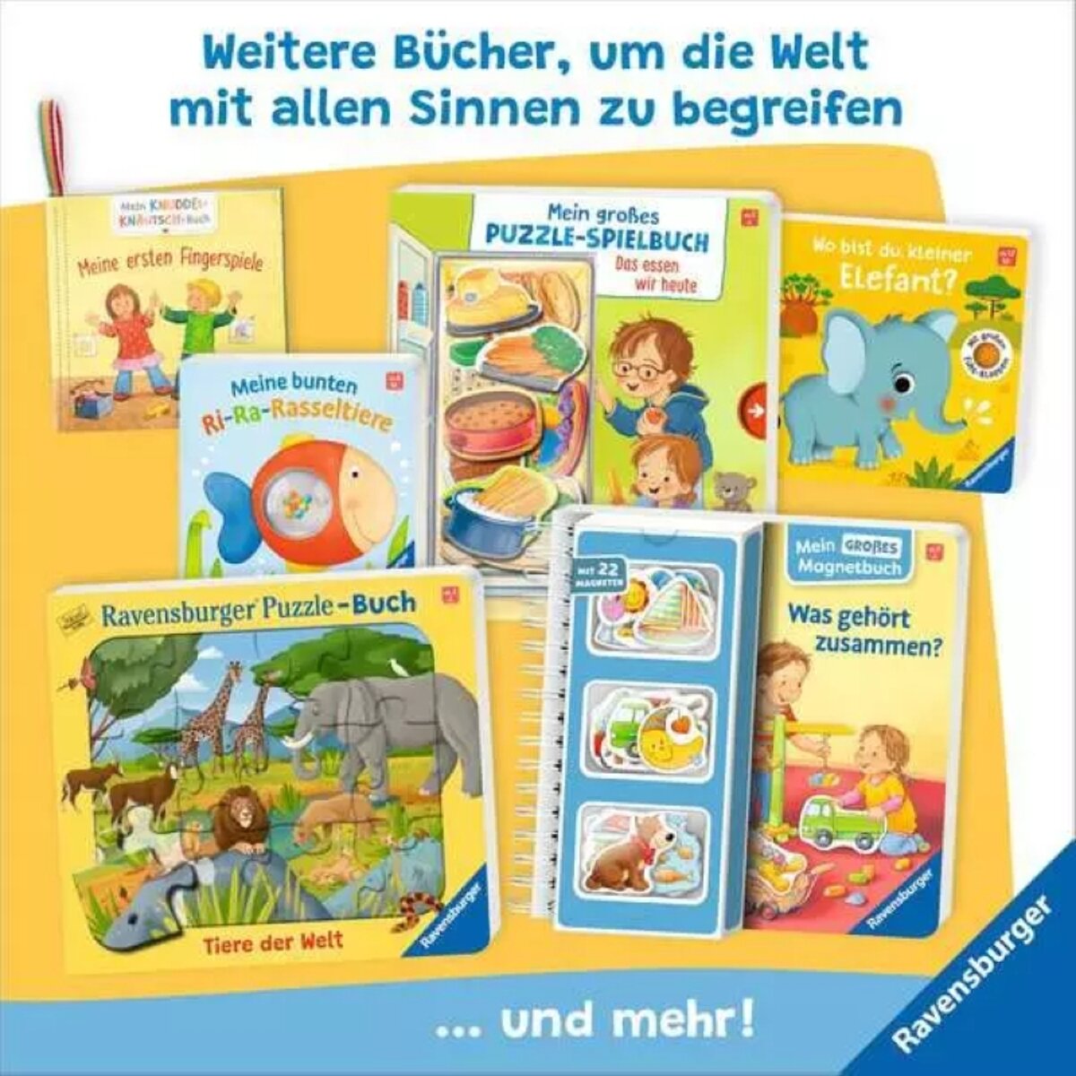 Ravensburger Kinderbuch Müde bin ich deck mich zu