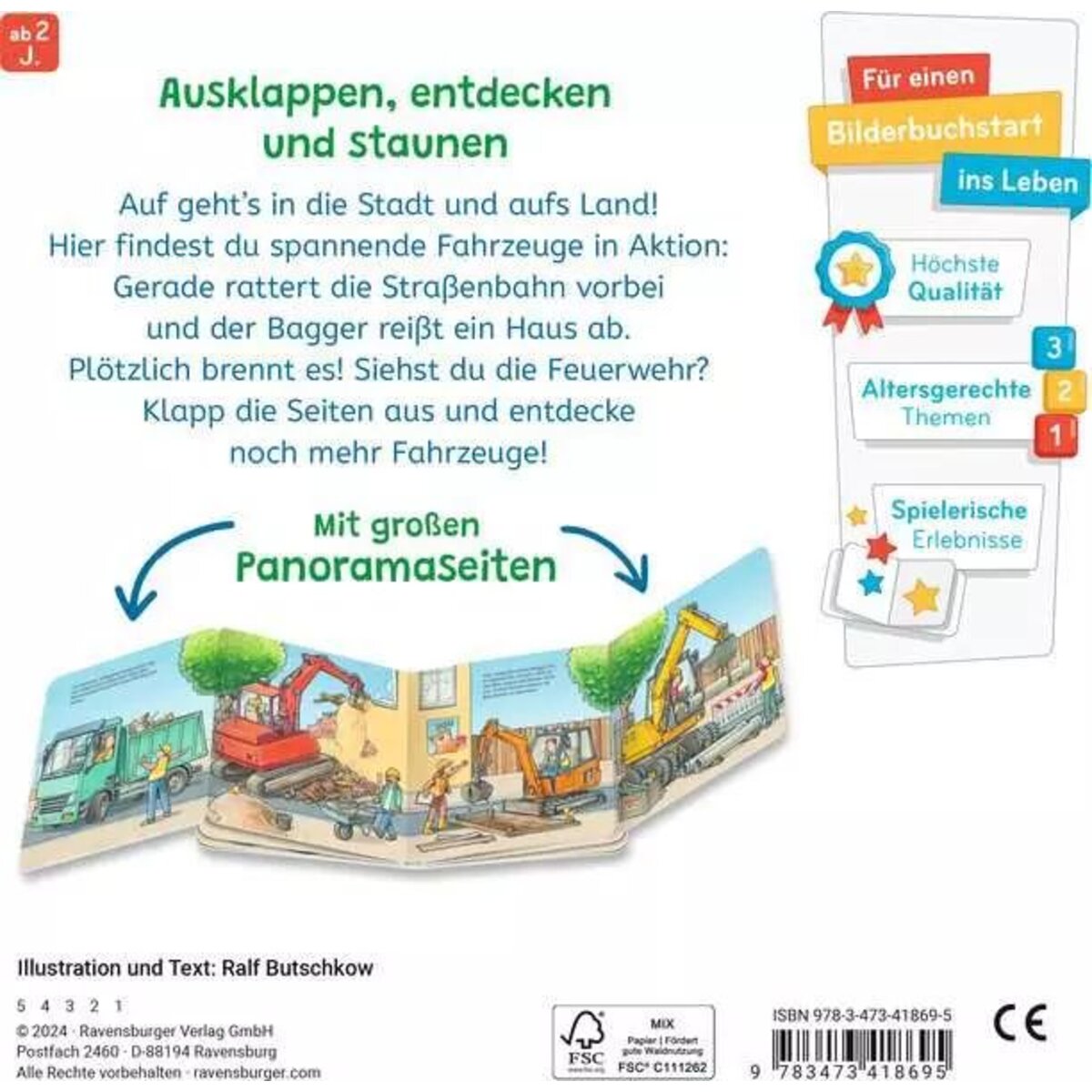 Ravensburger Klapp aus und schau! Viele, viele Fahrzeuge