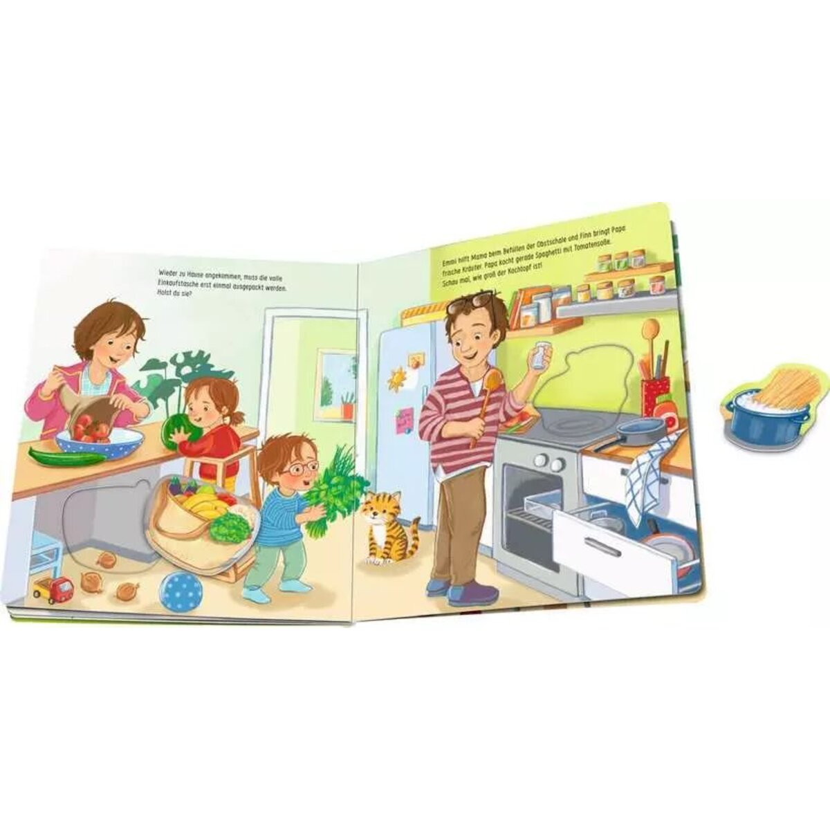 Ravensburger Mein großes Puzzle-Spielbuch: Das essen wir heute