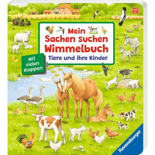 Ravensburger Mein Sachen suchen Wimmelbuch: Tiere und ihre Kinder