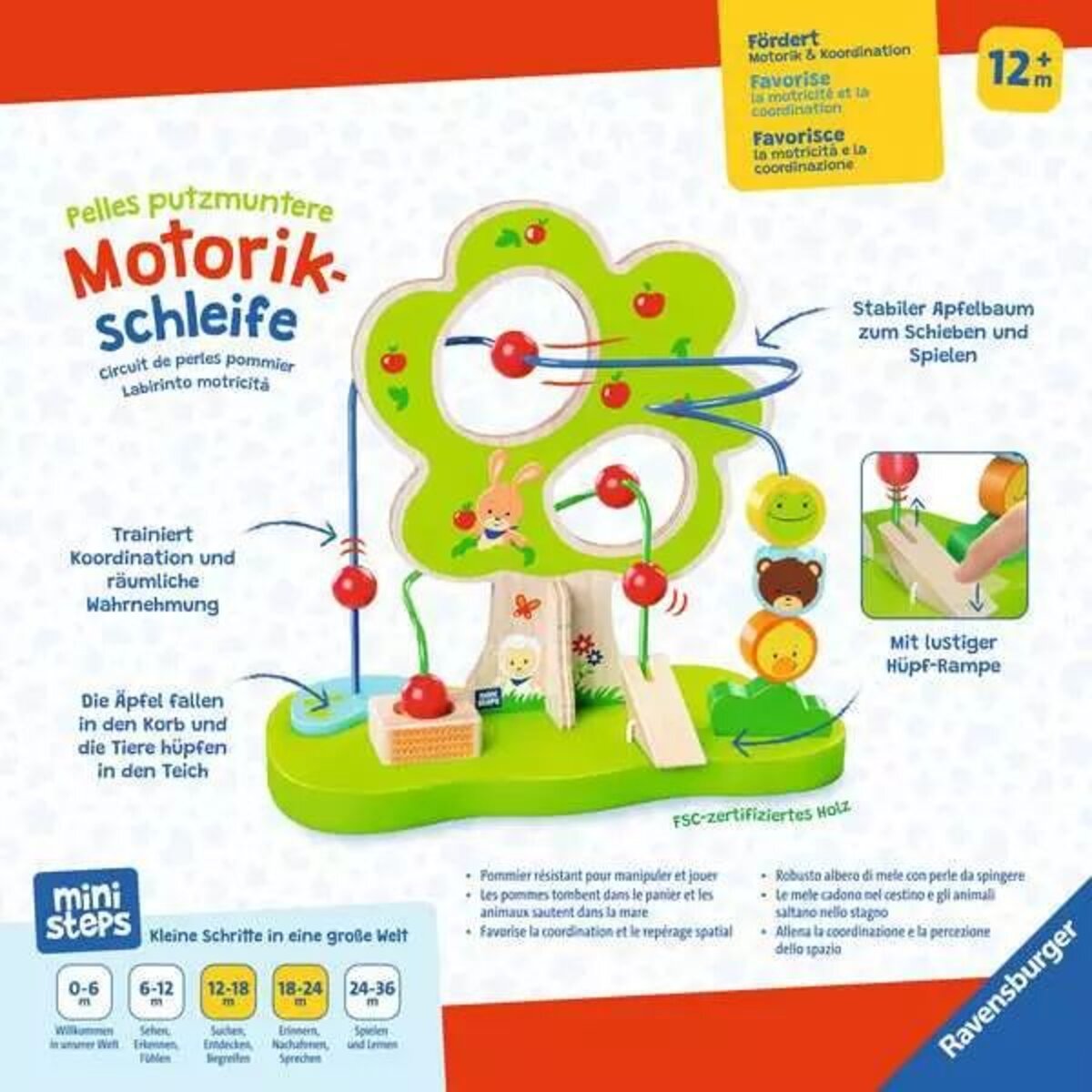 Ravensburger ministeps: Pelles putzmuntere Motorikschleife