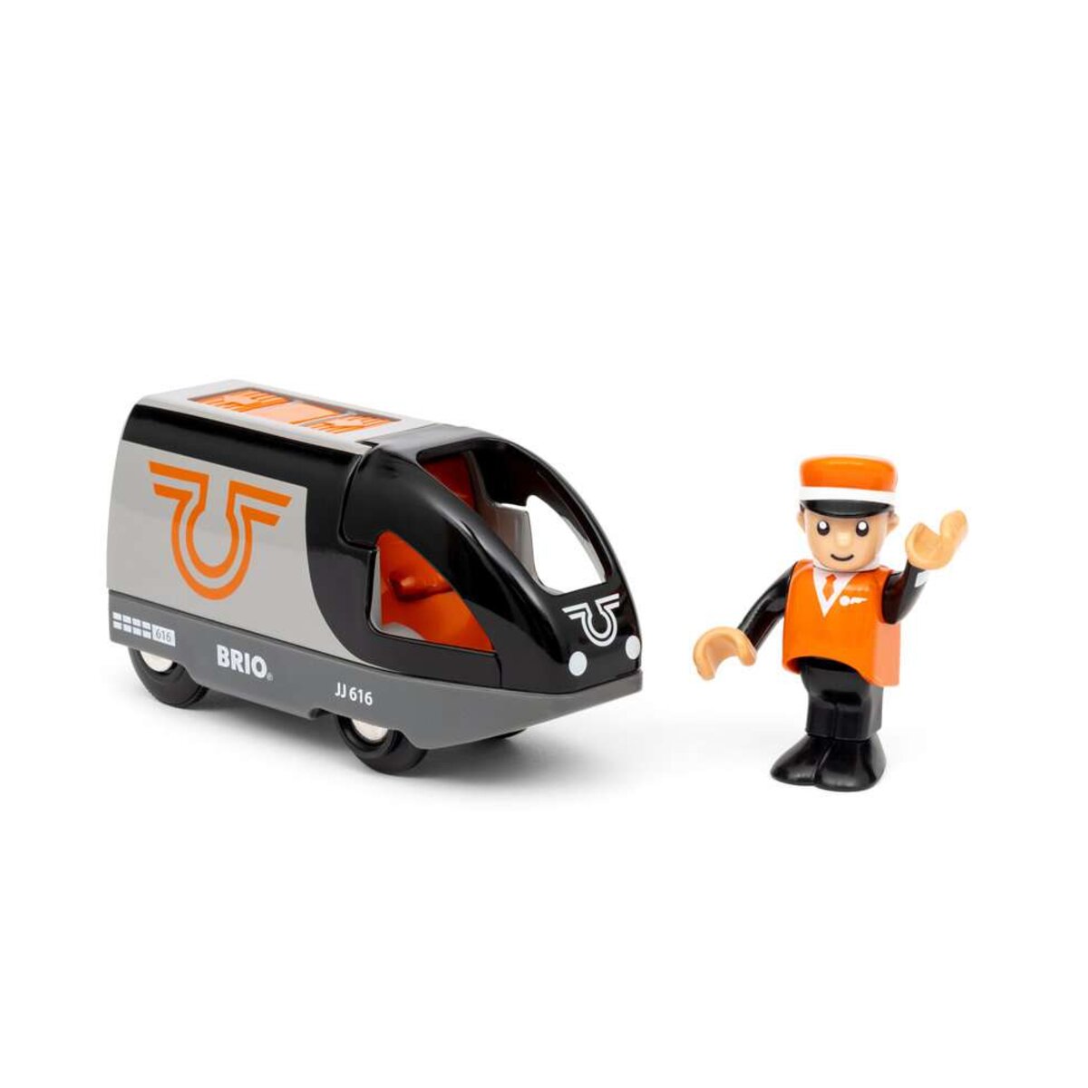 BRIO Orange-schwarzer Reisezug