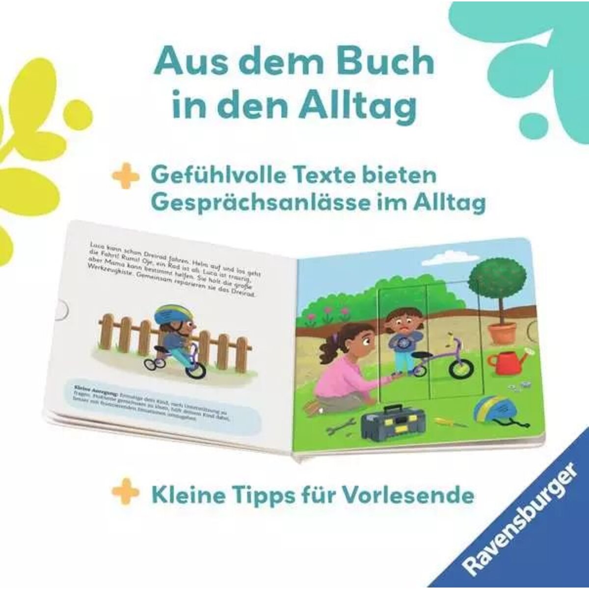 Ravensburger play+ Mein erstes Schiebebuch: Gefühle