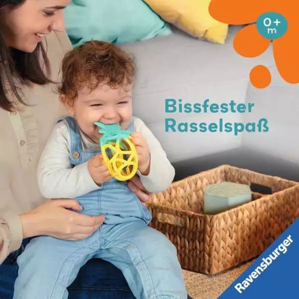 Ravensburger play+ Rassel-Greifling: Ananas
