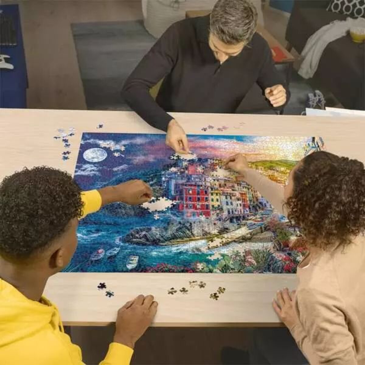 Ravensburger Puzzle - Farbenfrohe Cinque Terre, 2000 Teile